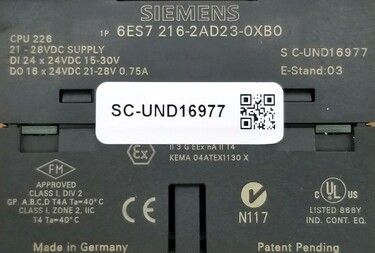 6ES7216-2AD23-0XB0 | Siemens CPUs